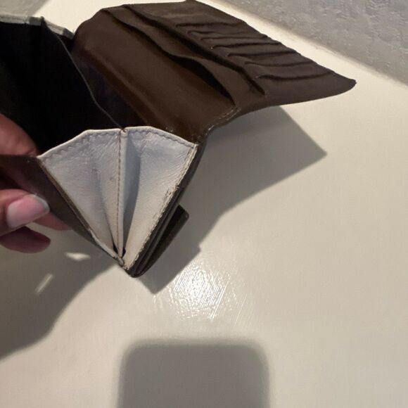 Gucci Foldover Long GG Monogram Logo Canvas Brown PROJECT TLC READ - Picture 10 of 15